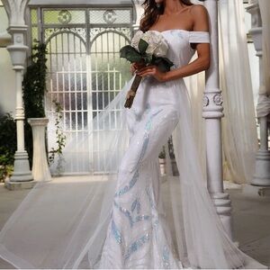 Blue and White Wedding Dresses BRAND NEW Beautiful down to earth WEDDING Dresses